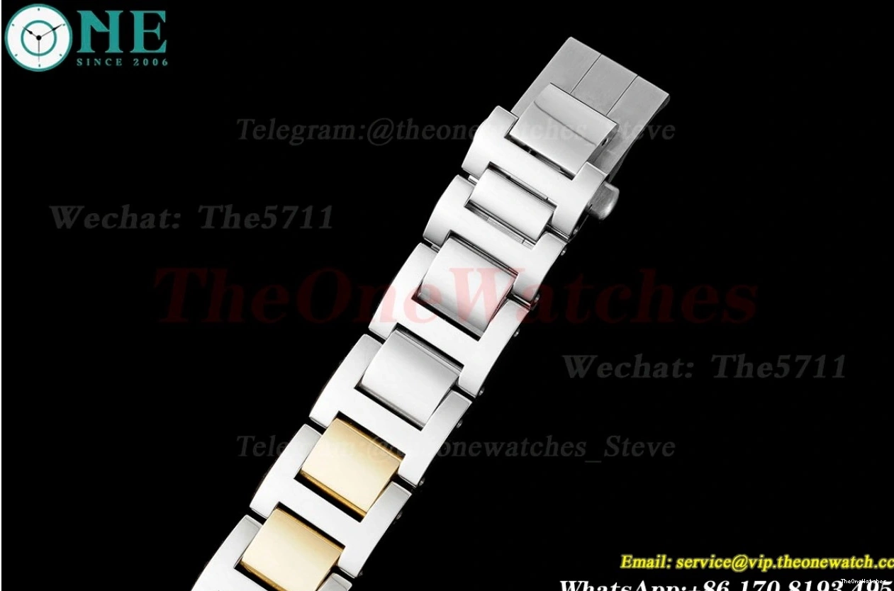 42mm A2824 SS White Dial AF Bleu Ballon Cartier YG De 0121